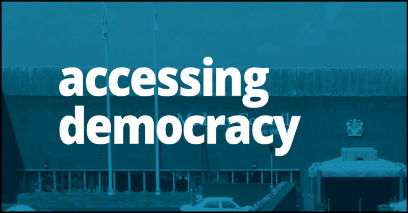 Accessing democracy