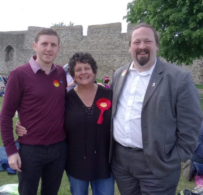 From left: Andy Stamp, Teresa Murray, Vince Maple