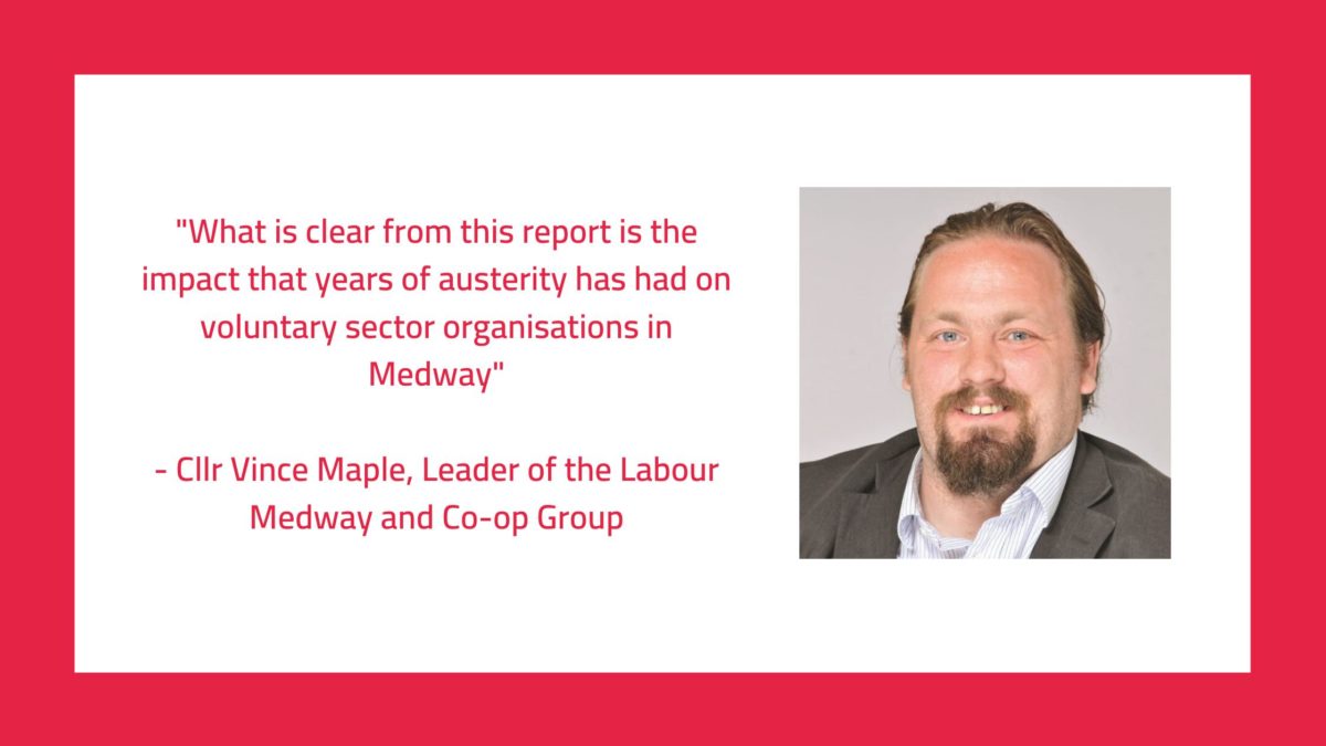 Cllr Vince Maple on the Voluntary Sector Task Group.